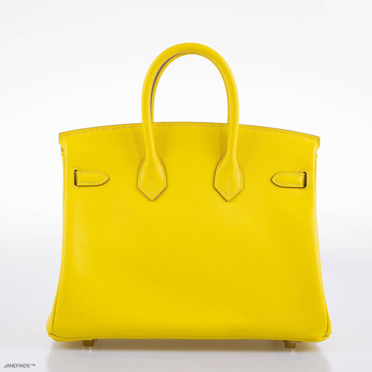 Hermes Birkin 25 Lime Swift Leather Gold Hardware