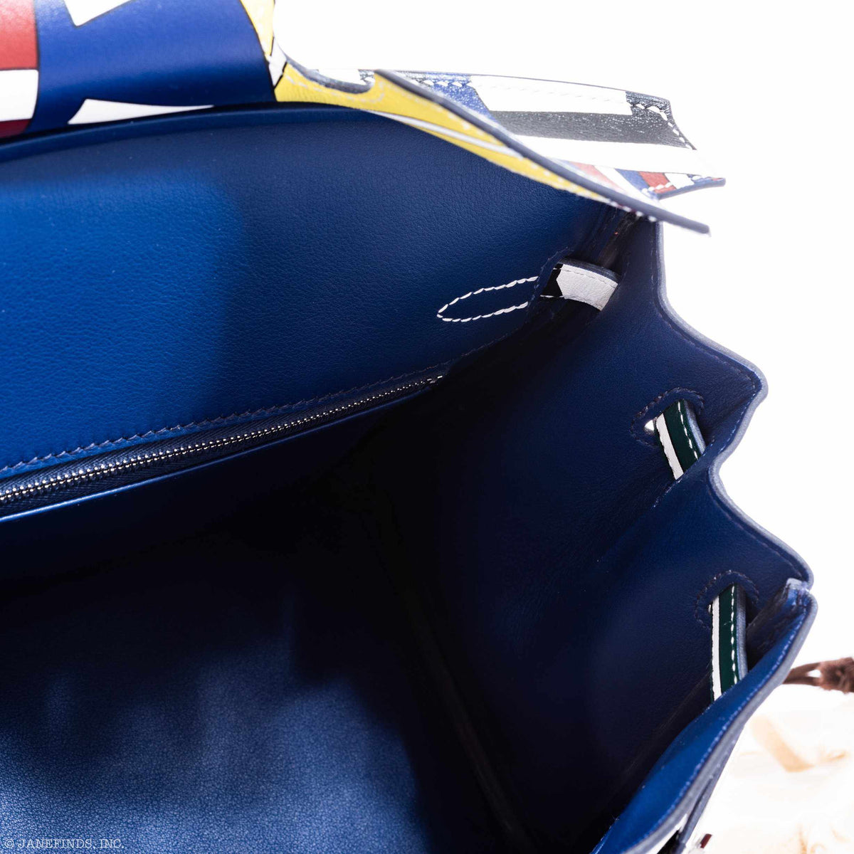 Hermes Birkin 25 "One Two Three And Away We Go!" Limited Edition By Nigel Peak Multicolor Swift Leather
