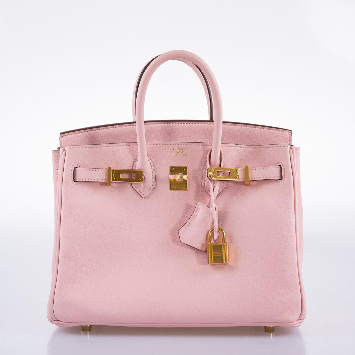 Hermes Birkin 25 Rose Sakura Swift leather Gold Hardware
