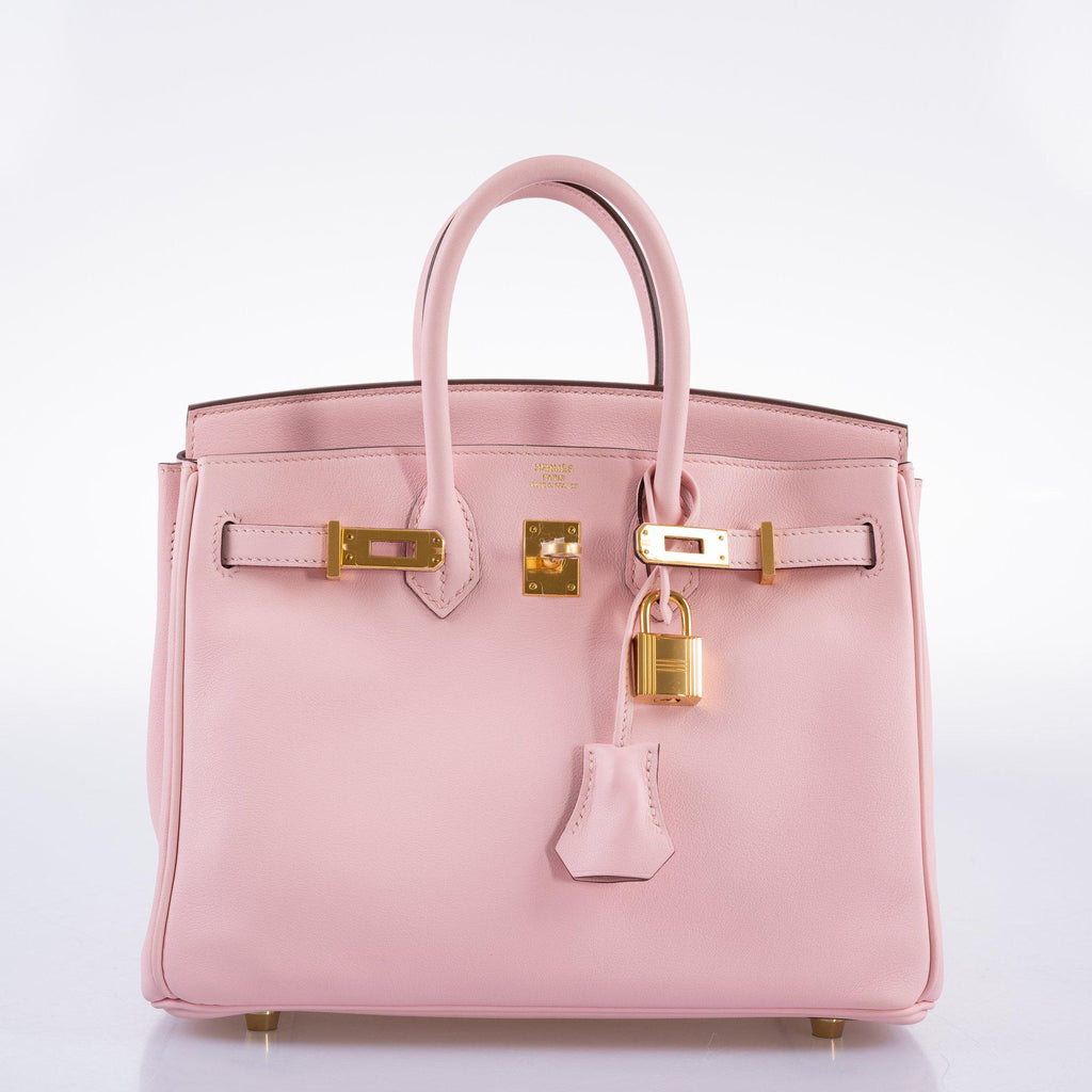 Hermes Birkin 25 Rose Sakura Swift leather Gold Hardware
