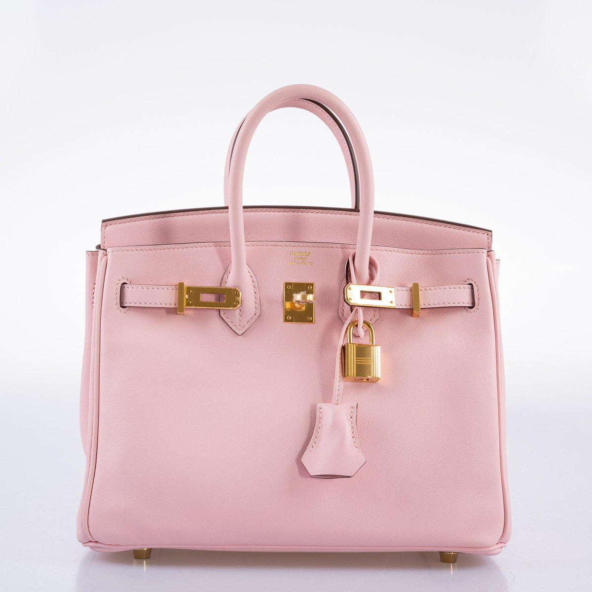 Hermes Birkin 25 Rose Sakura Swift leather Gold Hardware