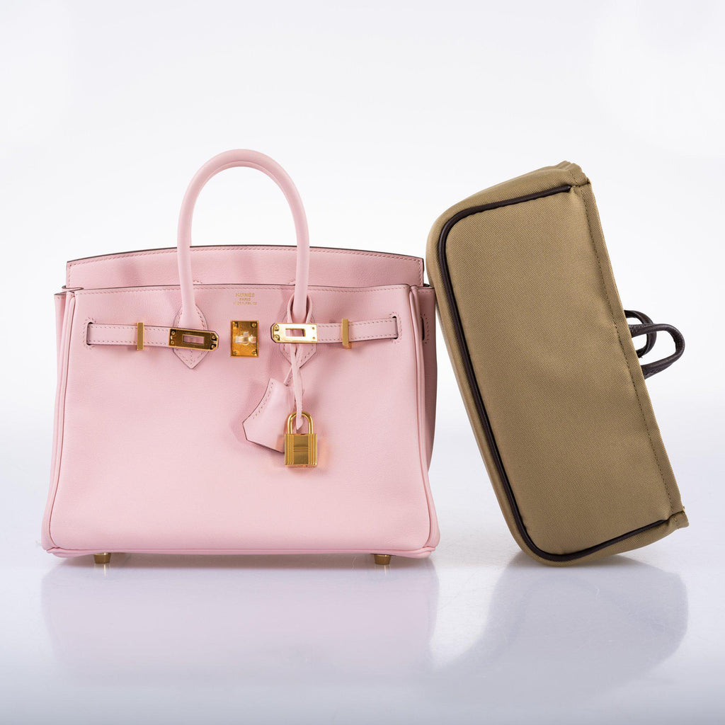 Hermes Birkin 25 Rose Sakura Swift leather Gold Hardware