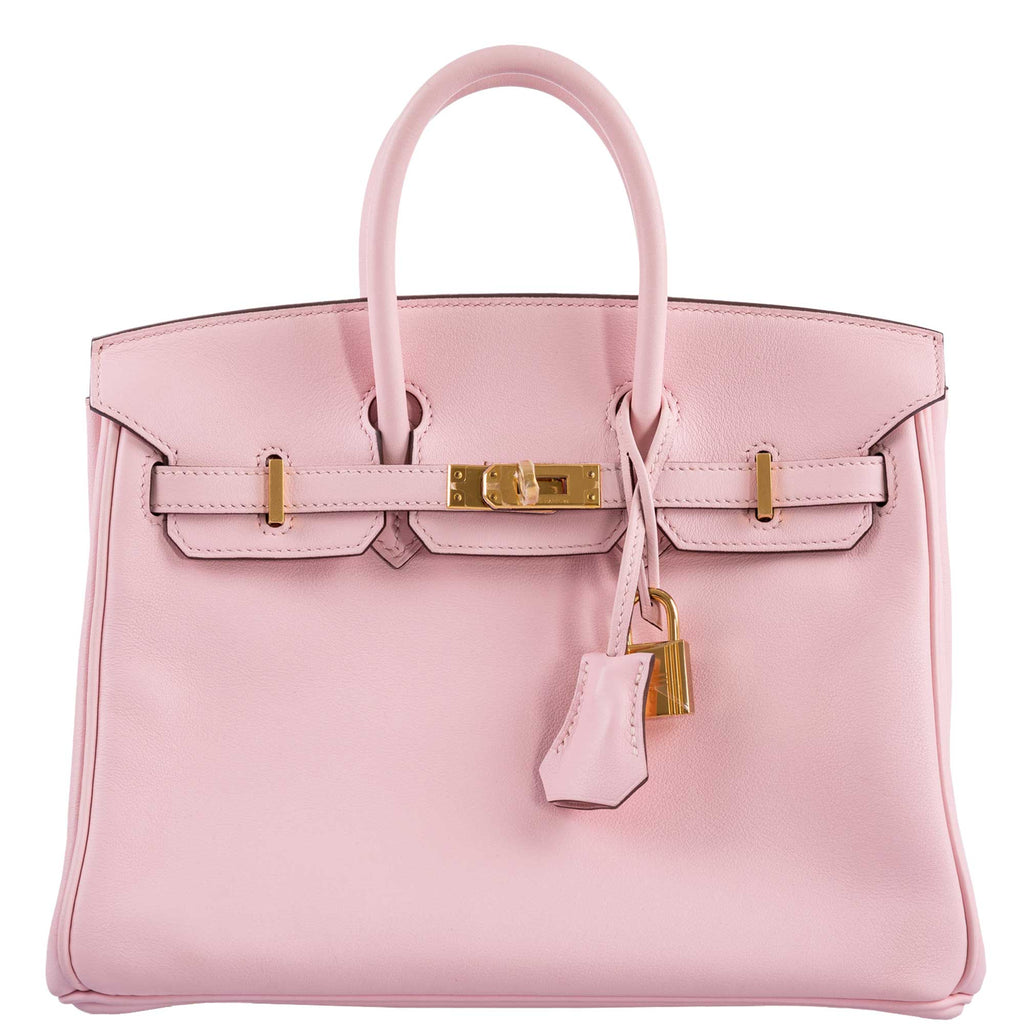 Hermes Birkin 25 Rose Sakura Swift leather Gold Hardware