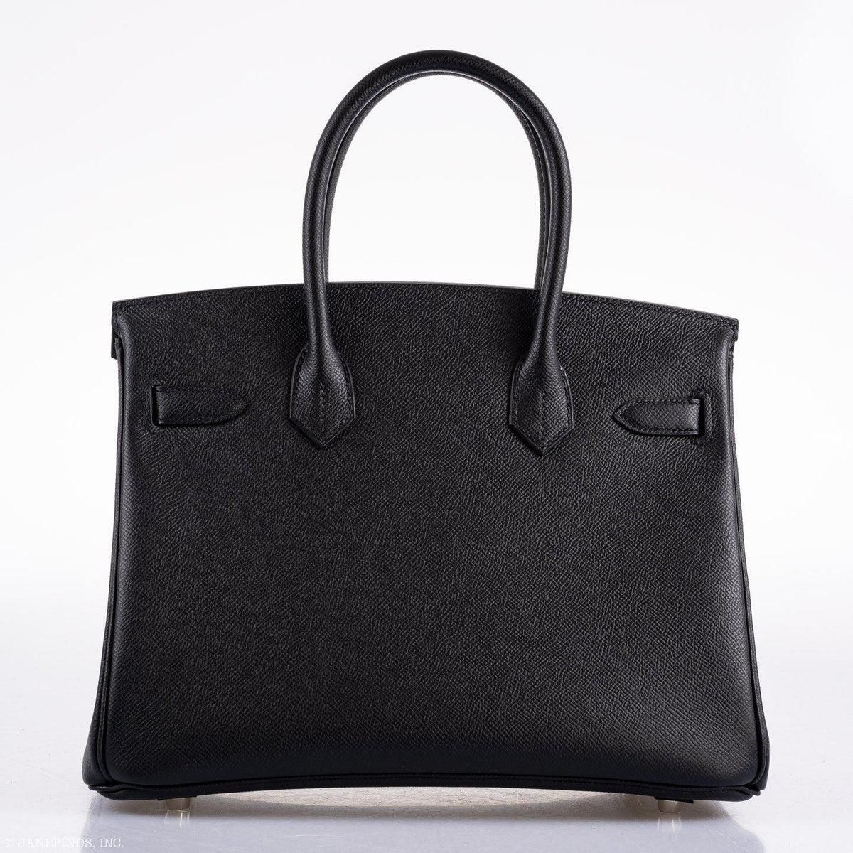 Hermes Birkin 30 Black Epsom Palladium Hardware
