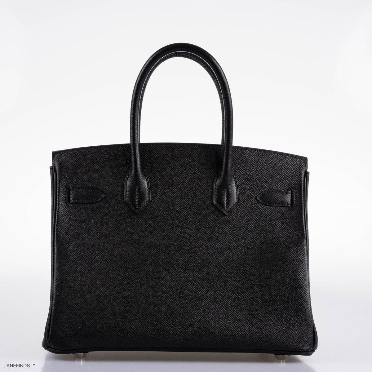 Hermes Birkin 30 Black Epsom with Palladium Hardware