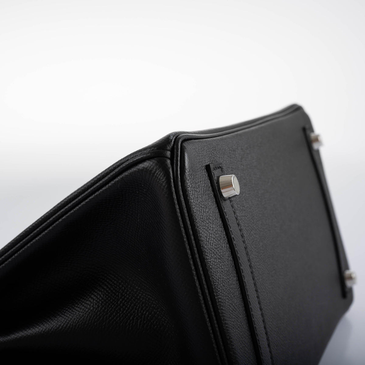 Hermes Birkin 30 Black Epsom with Palladium Hardware