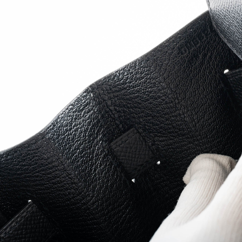 Hermes Birkin 30 Black Epsom with Palladium Hardware
