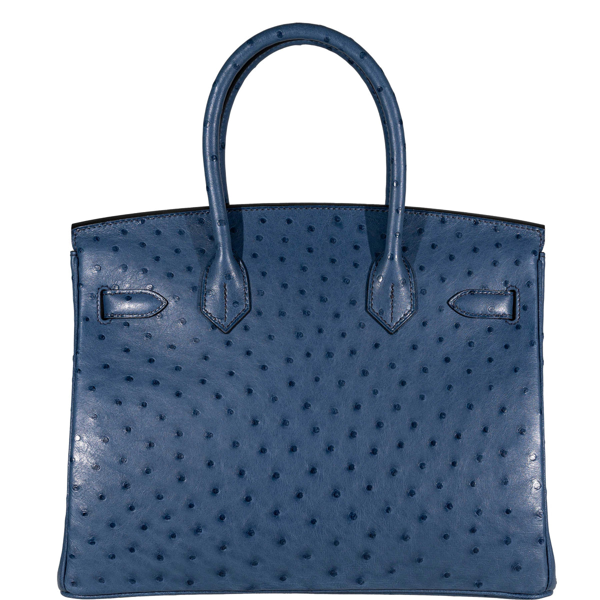 Hermes Birkin 30 Blue Roi Ostrich Gold Hardware