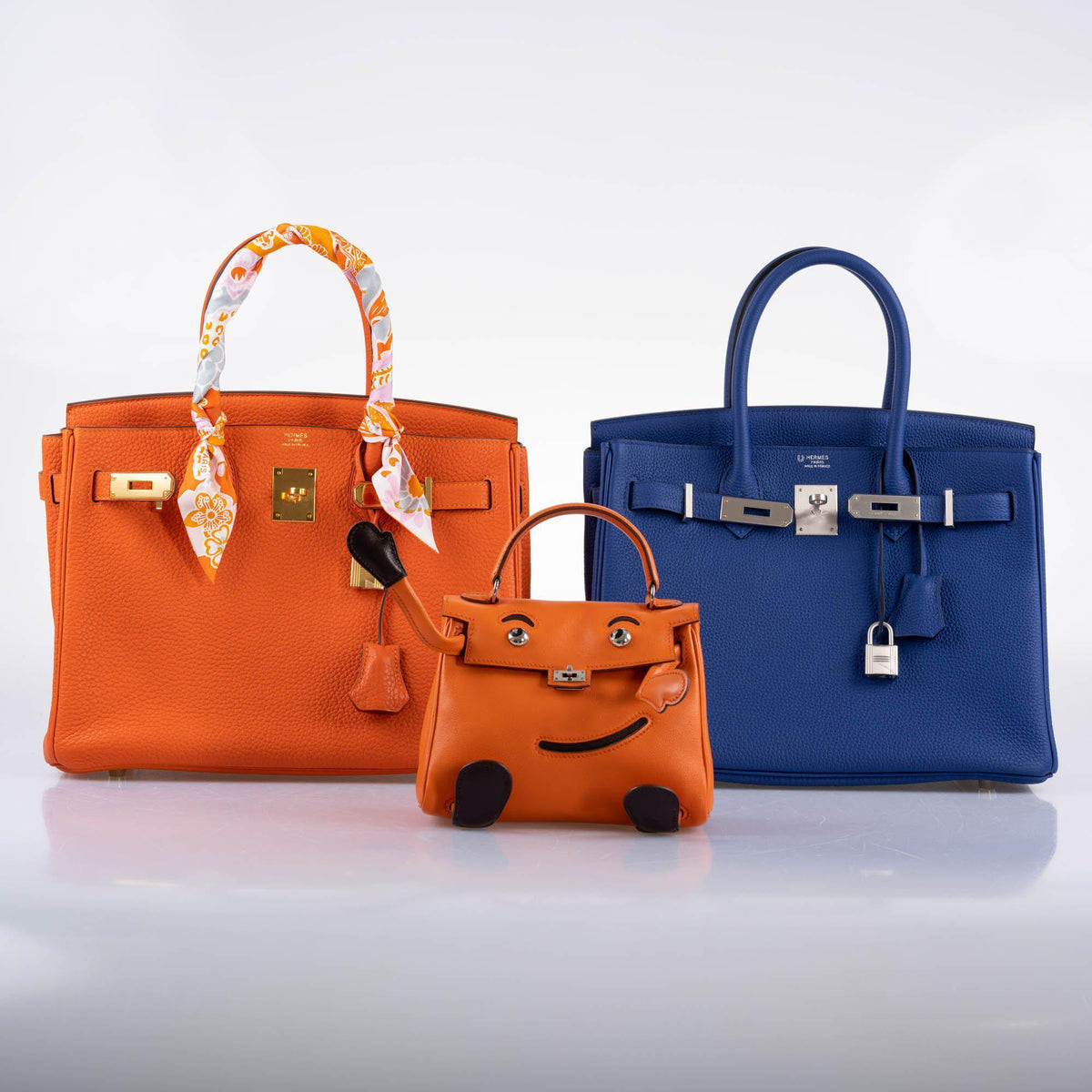 Hermes Birkin 30 Feu Togo Gold Hardware