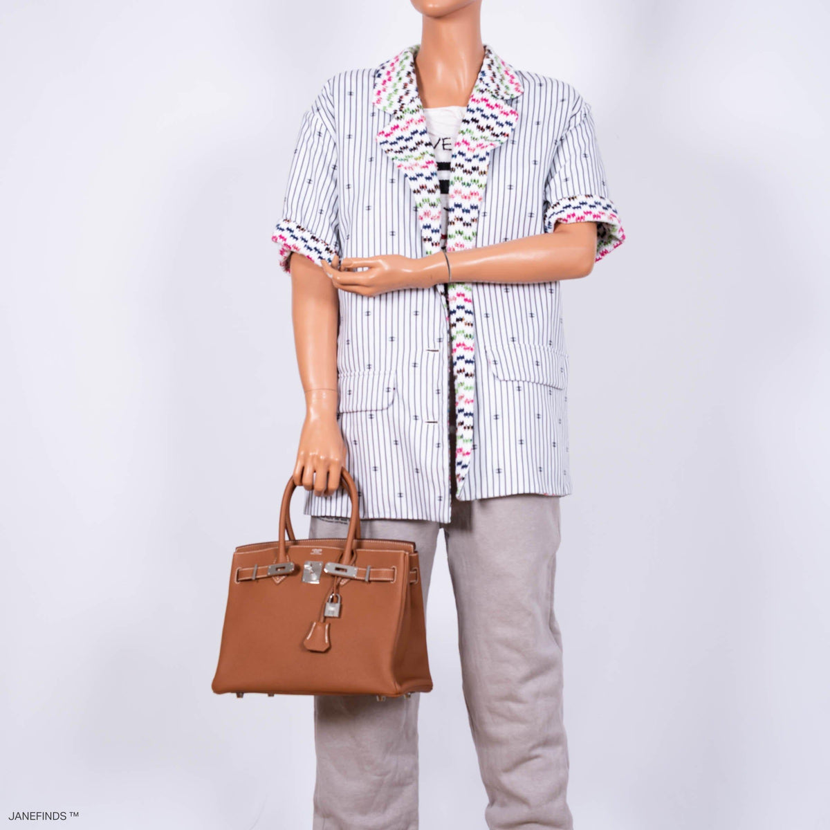 Hermes Birkin 30 Gold Togo with Palladium Hardware