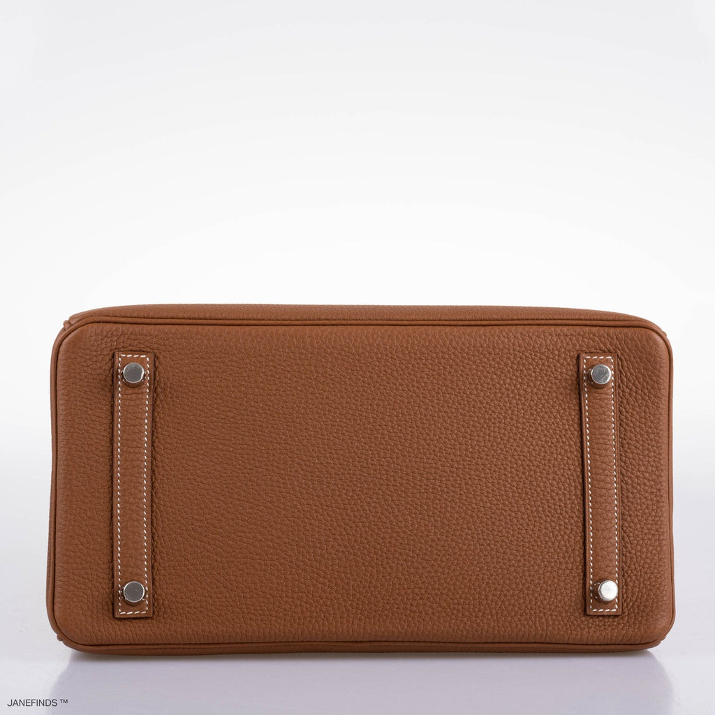 Hermes Birkin 30 Gold Togo with Palladium Hardware