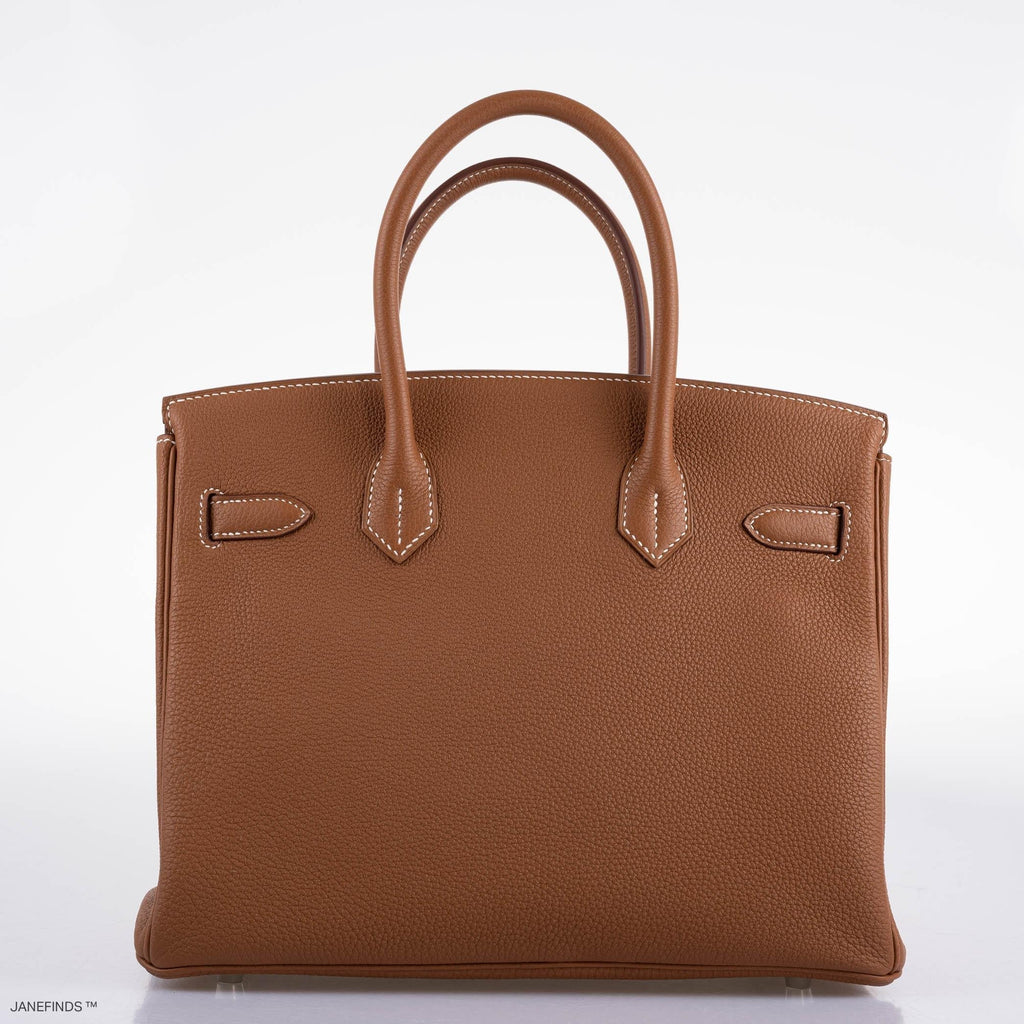 Hermes Birkin 30 Gold Togo with Palladium Hardware