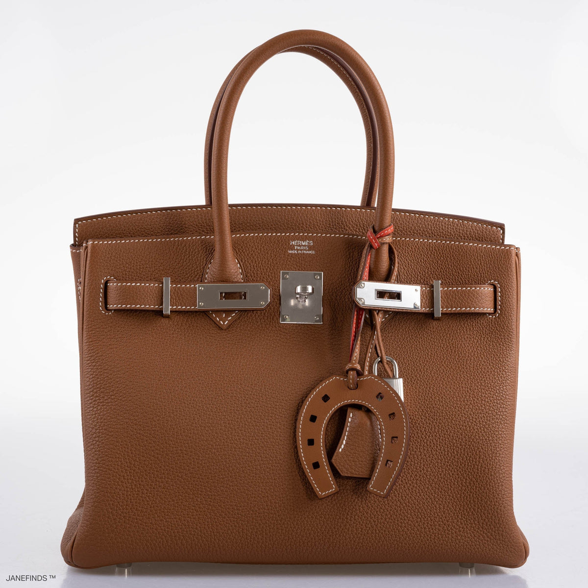 Hermes Birkin 30 Gold Togo with Palladium Hardware