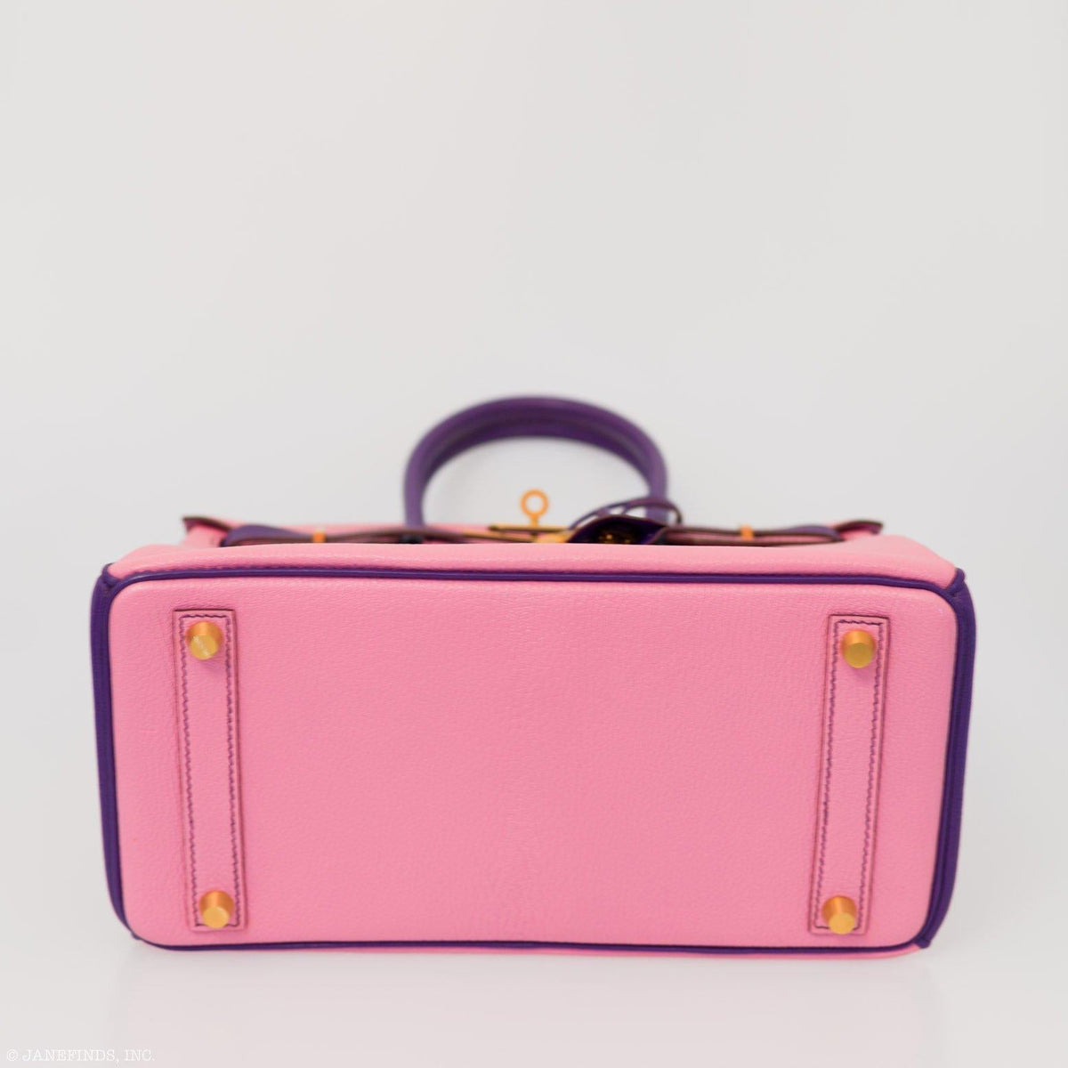 Hermes Birkin 30 HSS Rose Confetti & Anemone Chevre leather Brushed Gold Hardware