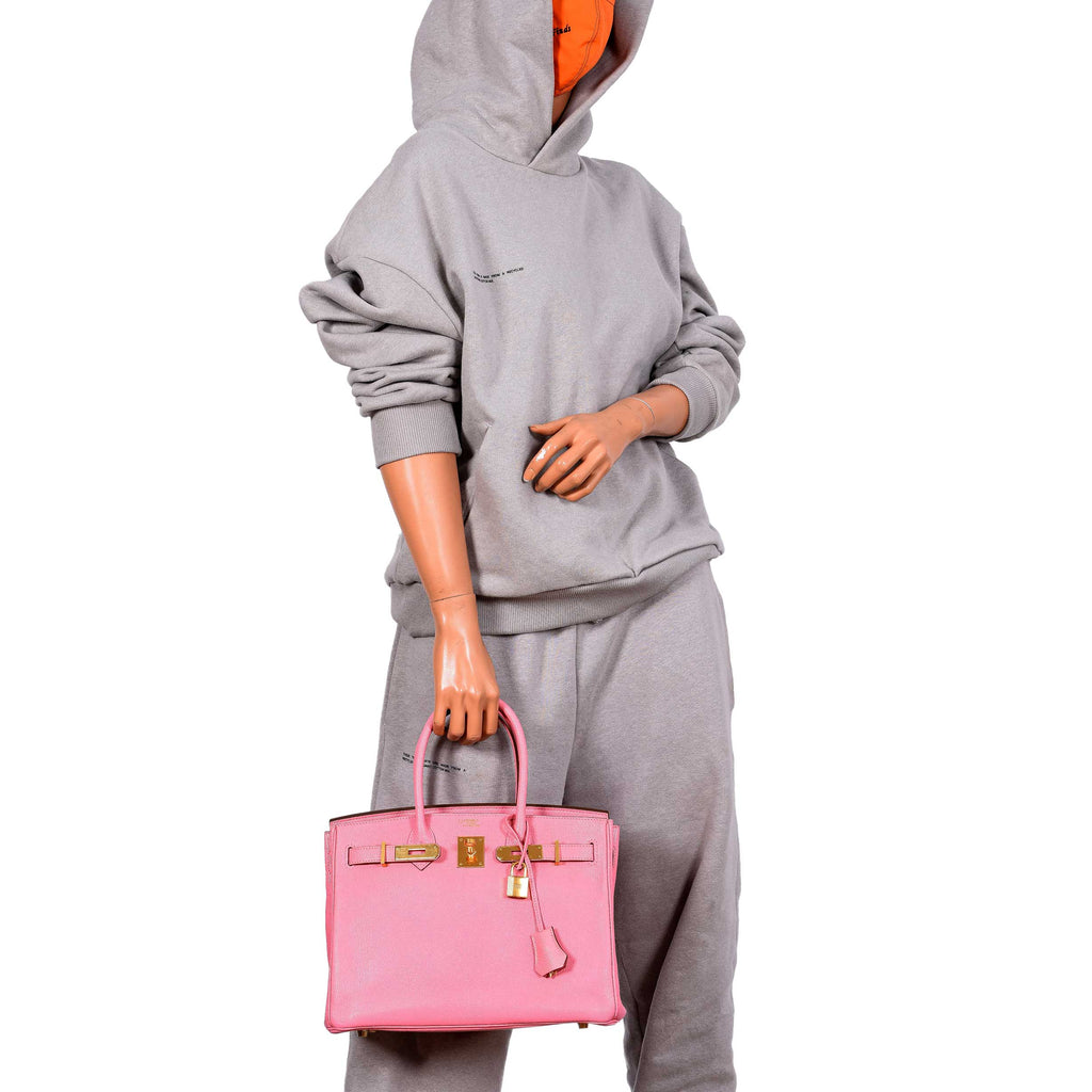 Hermes Birkin 30 HSS Rose Confetti Chevre Gold Hardware