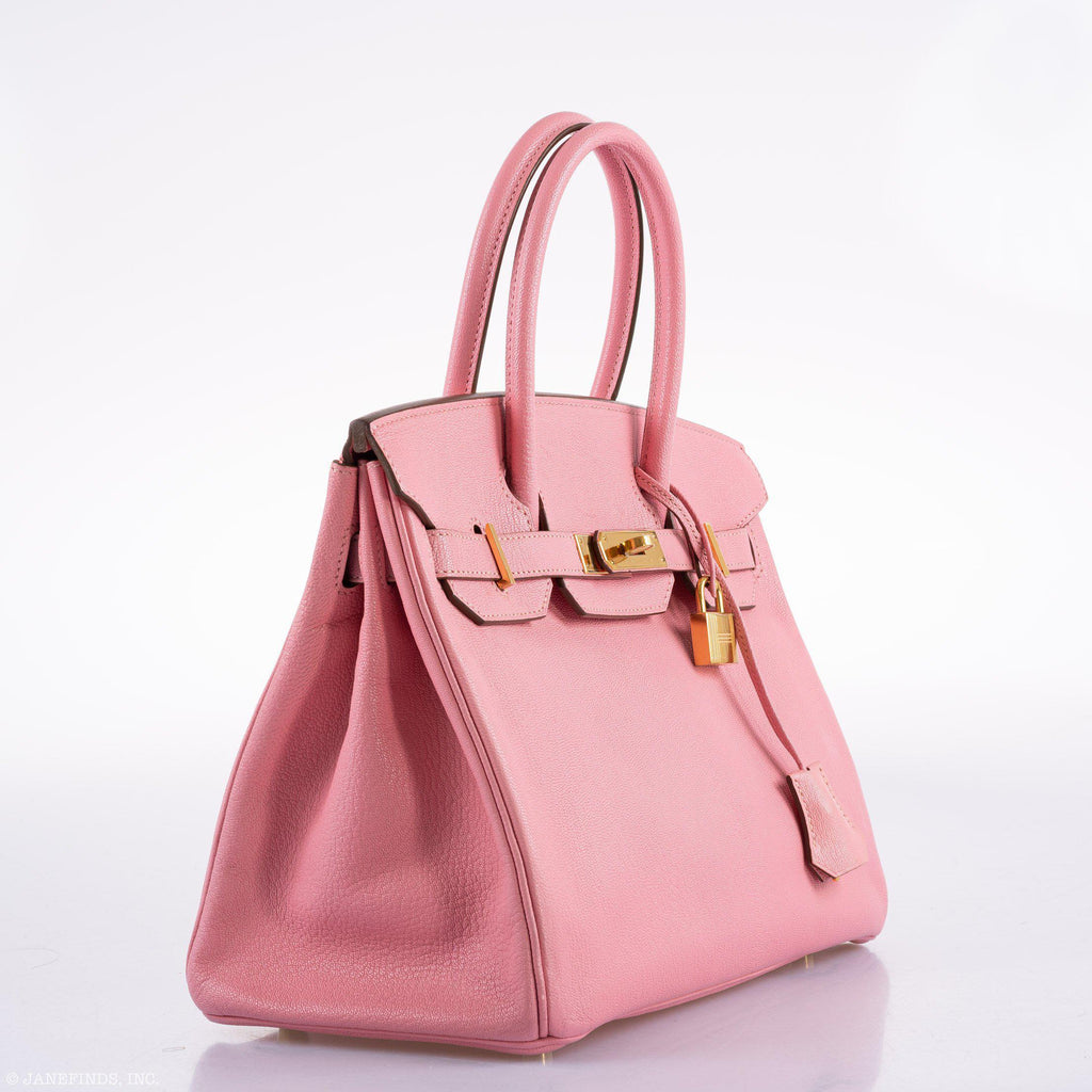 Hermes Birkin 30 HSS Rose Confetti Chevre Gold Hardware