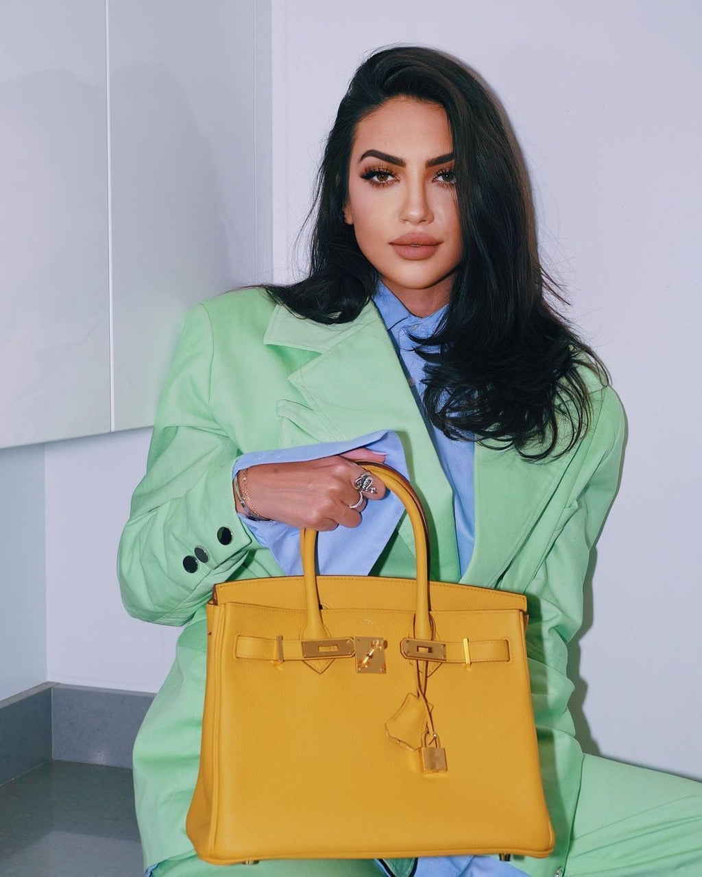 Hermes Birkin 30 Jaune Ambre Togo Gold Hardware