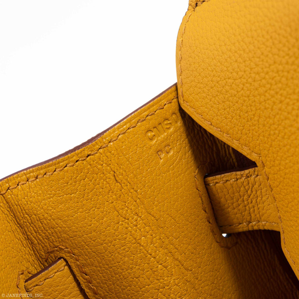 Hermes Birkin 30 Jaune Ambre Togo Gold Hardware