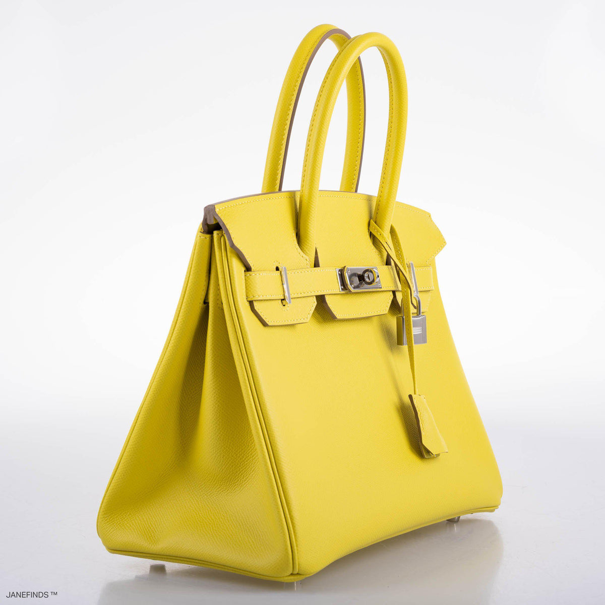 Hermes Birkin 30 Lime Epsom with Palladium Hardware