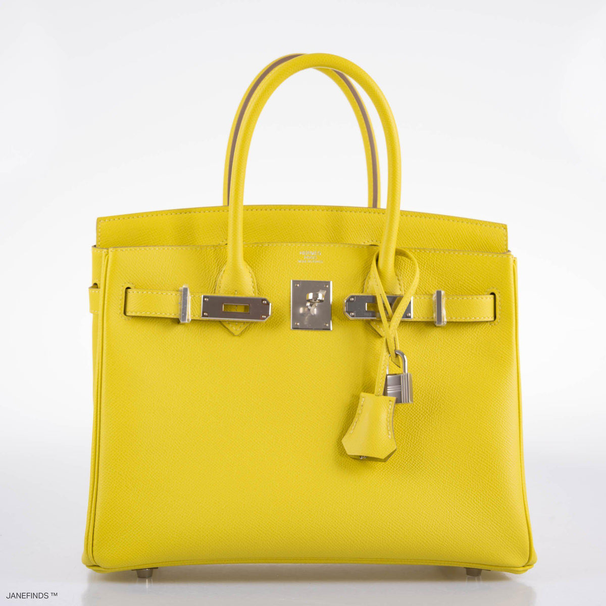 Hermes Birkin 30 Lime Epsom with Palladium Hardware