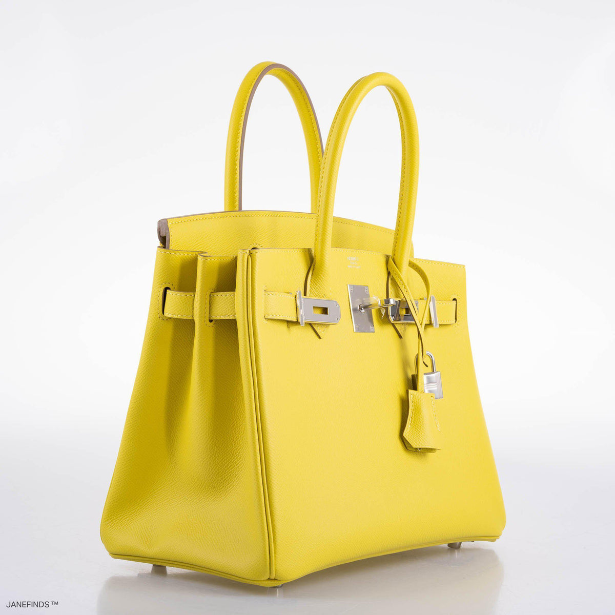 Hermes Birkin 30 Lime Epsom with Palladium Hardware