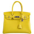 Hermes Birkin 30 Lime Epsom with Palladium Hardware