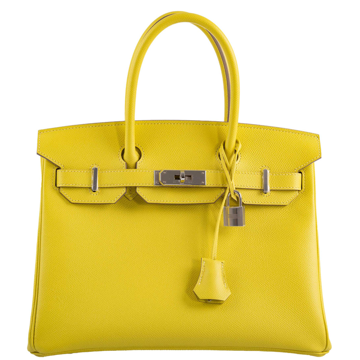 Hermes Birkin 30 Lime Epsom with Palladium Hardware