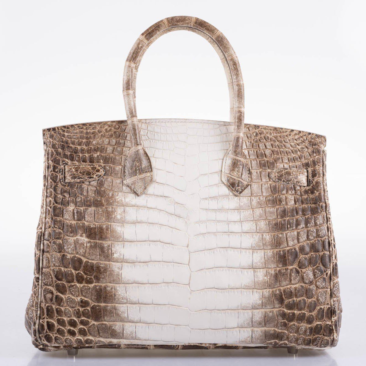Hermes Birkin 30 Matte Himalayan Niloticus Crocodile Palladium Hardware