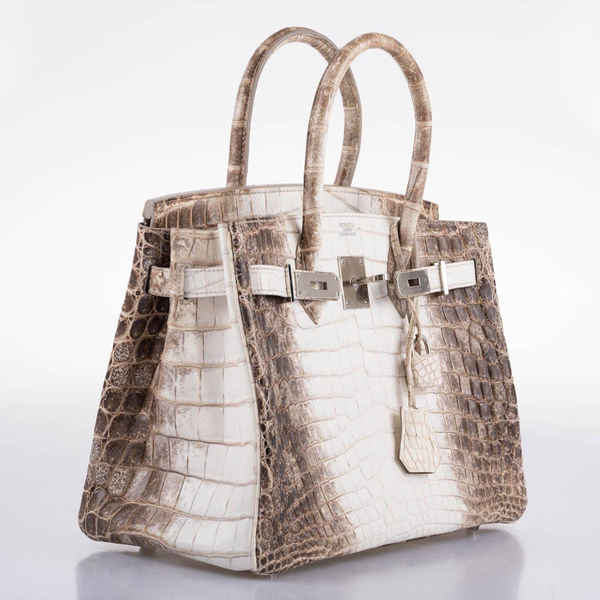 Hermes Birkin 30 Matte Himalayan Niloticus Crocodile Palladium Hardware