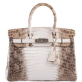 Hermes Birkin 30 Matte Himalayan Niloticus Crocodile Palladium Hardware