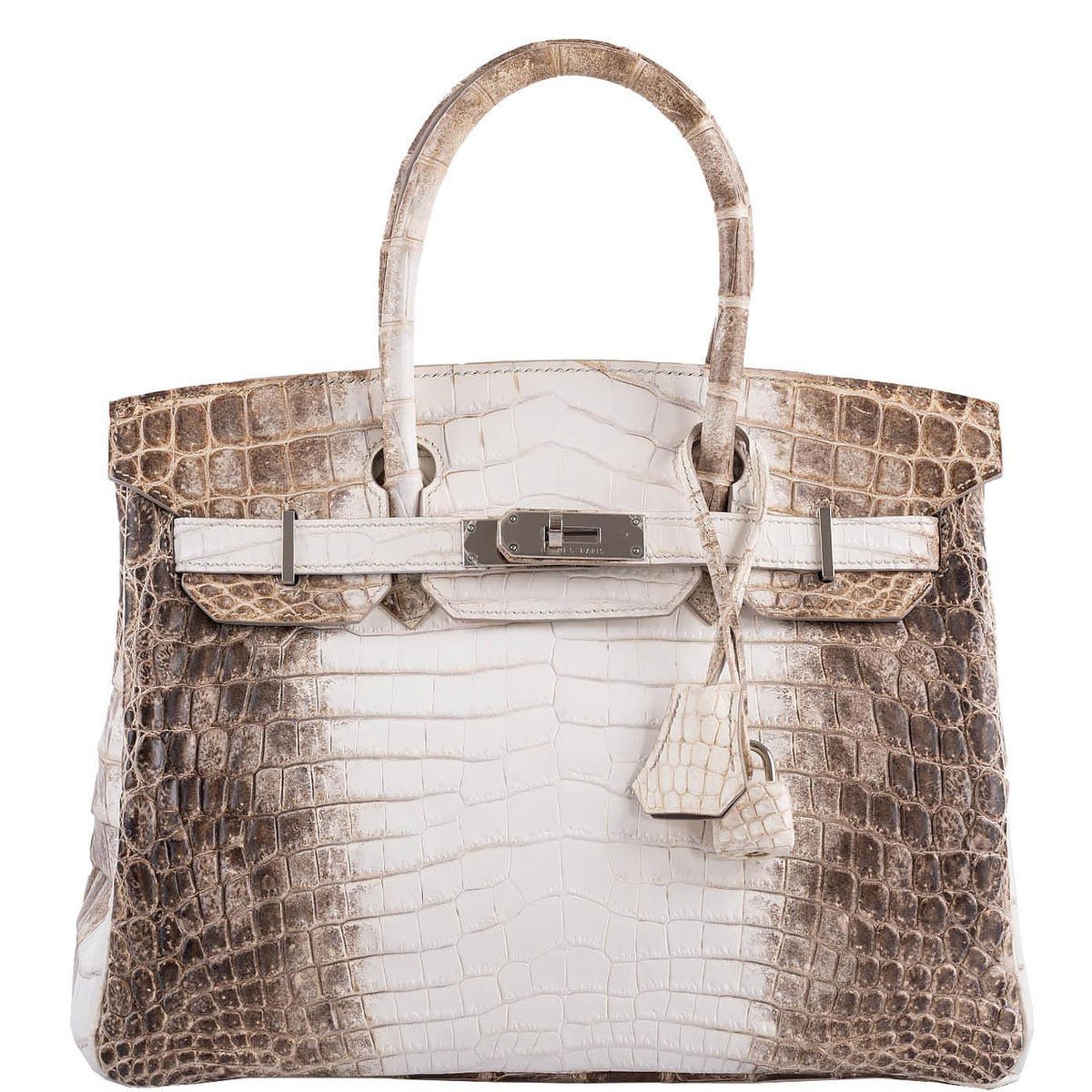 Hermes Birkin 30 Matte Himalayan Niloticus Crocodile Palladium Hardware