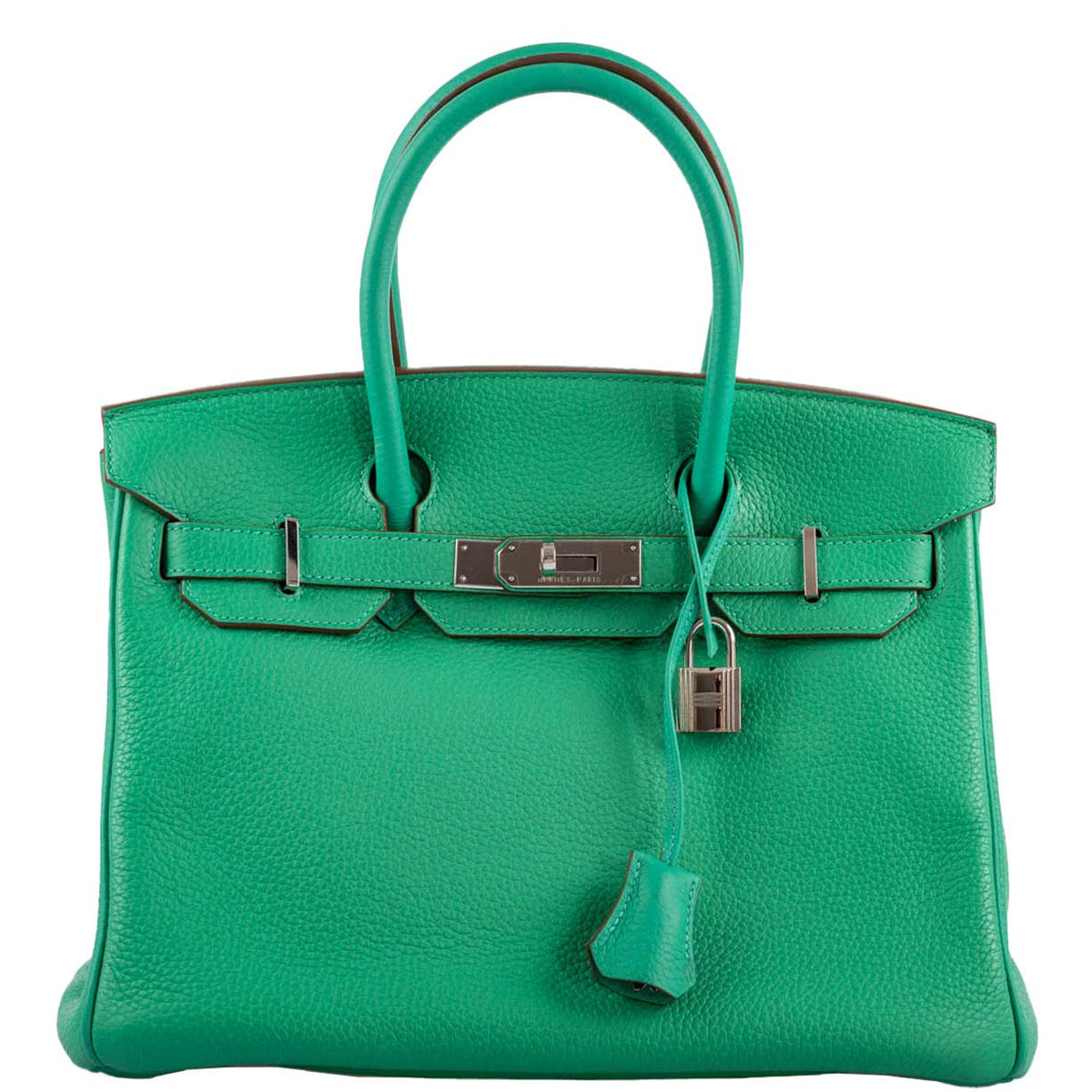 Hermes Birkin 30 Menthe Clemence with Palladium Hardware