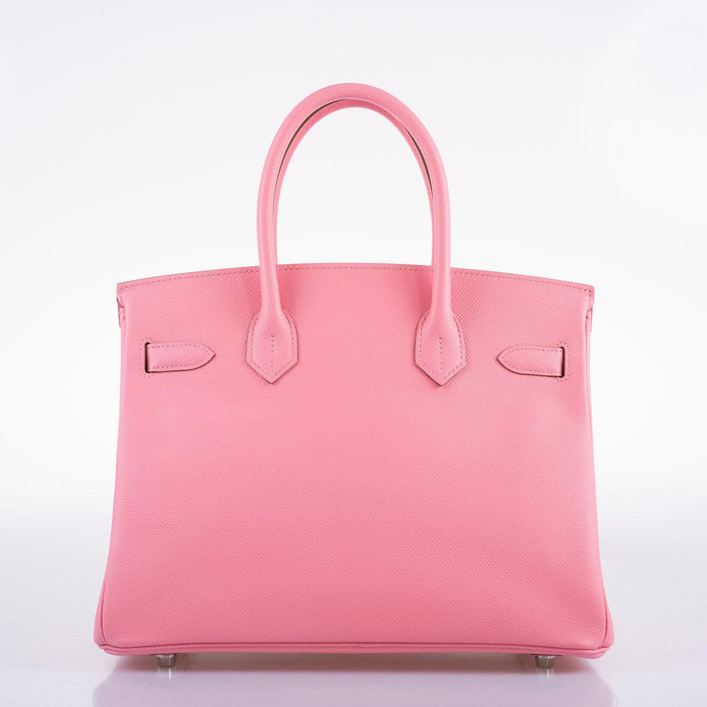 Hermes Birkin 30 Rose Confetti Epsom Palladium Hardware