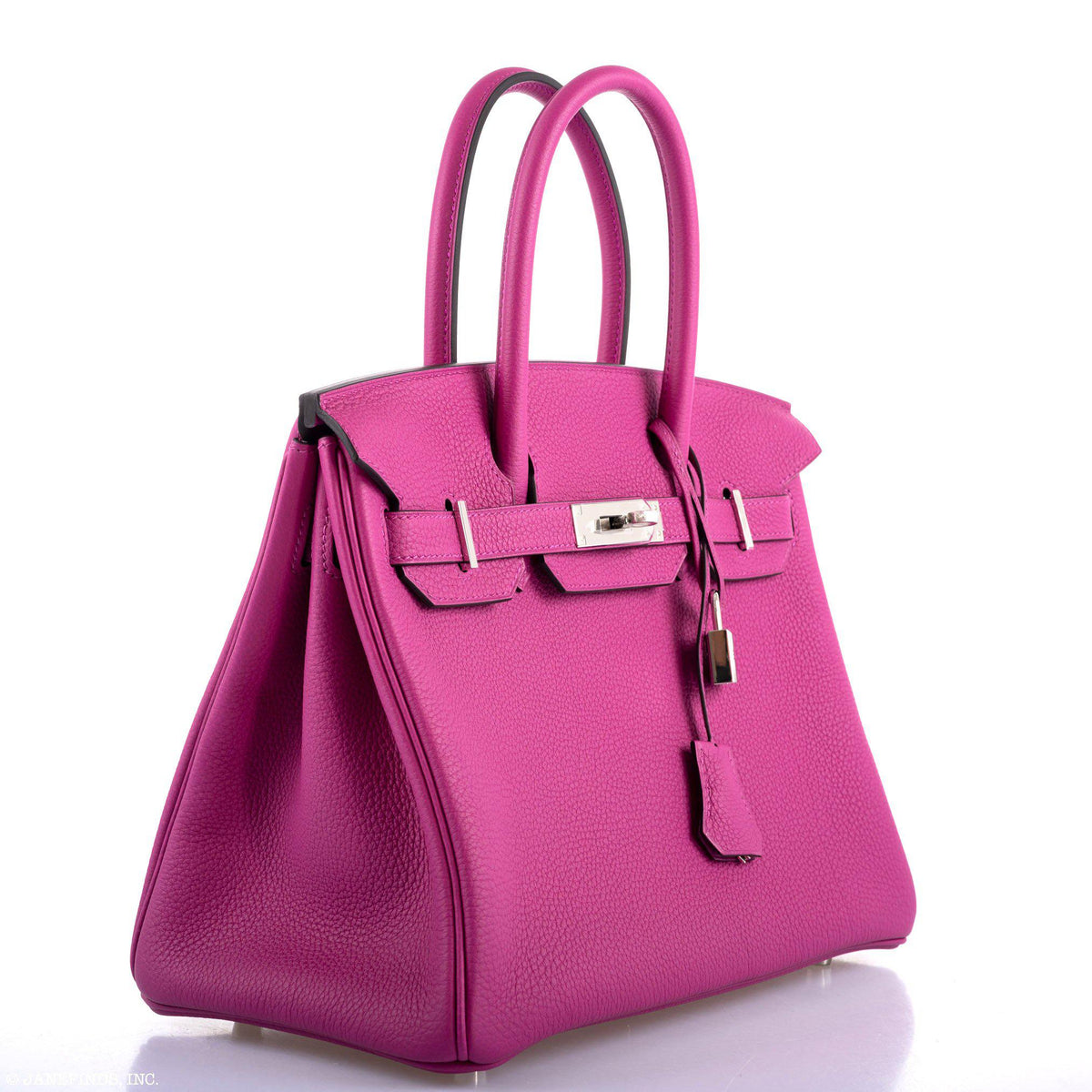Hermes Birkin 30 Rose Pourpre Togo Palladium Hardware