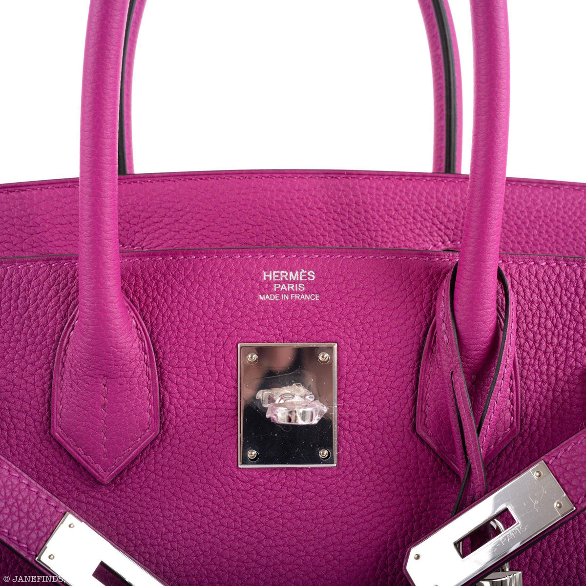 Hermes Birkin 30 Rose Pourpre Togo Palladium Hardware