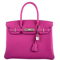 Hermes Birkin 30 Rose Pourpre Togo Palladium Hardware