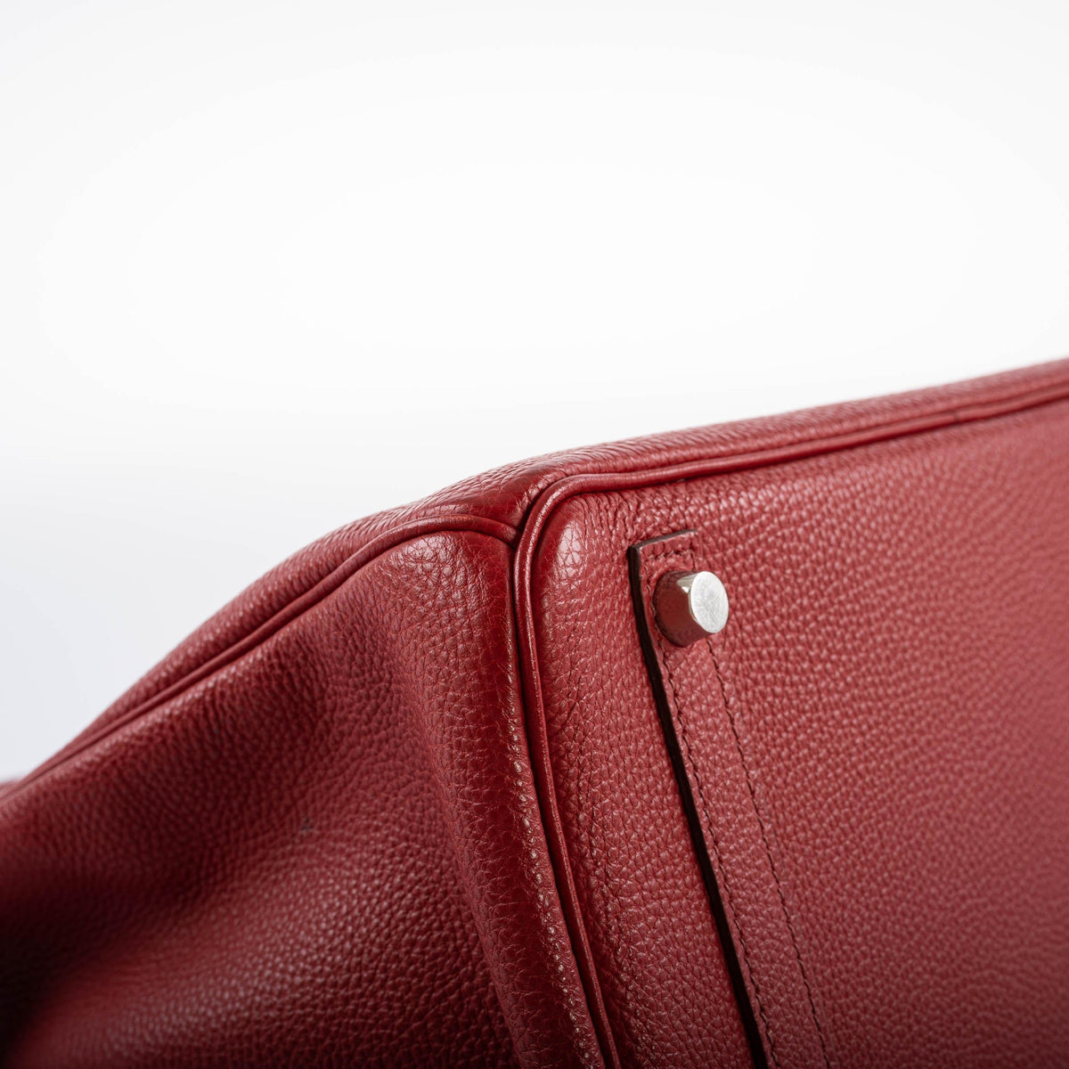 Hermes Birkin 30 Rouge Garance Togo with Palladium Hardware