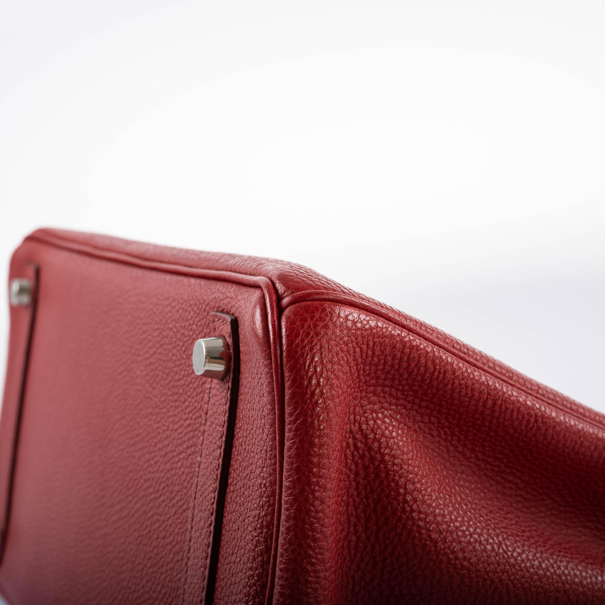 Hermes Birkin 30 Rouge Garance Togo with Palladium Hardware