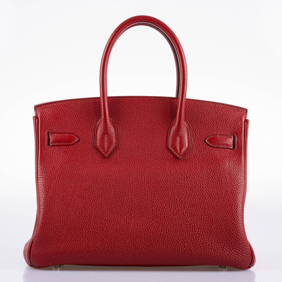 Hermes Birkin 30 Rouge Garance Togo with Palladium Hardware