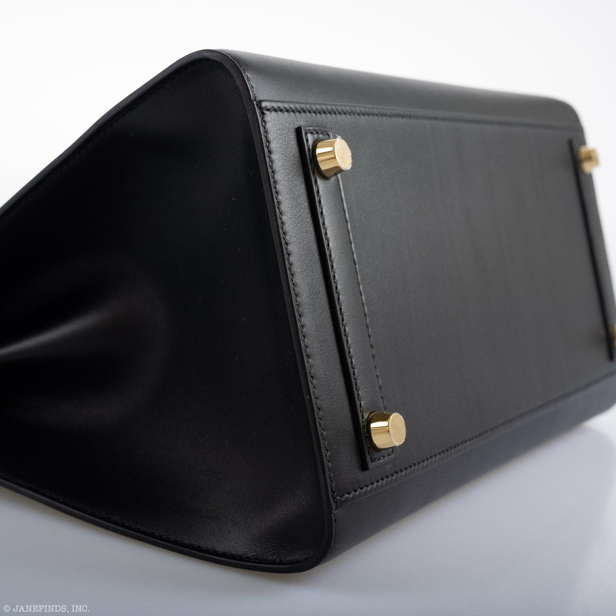 Hermes Birkin 30 Sellier Black Veau Monsieur Leather Gold Hardware