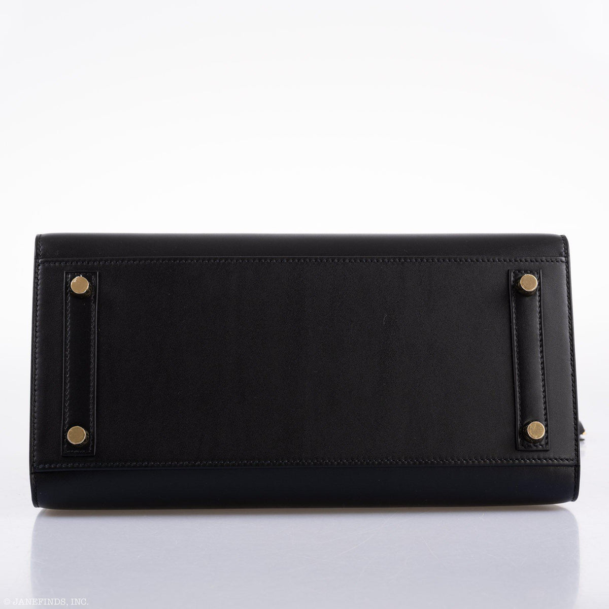 Hermes Birkin 30 Sellier Black Veau Monsieur Leather Gold Hardware