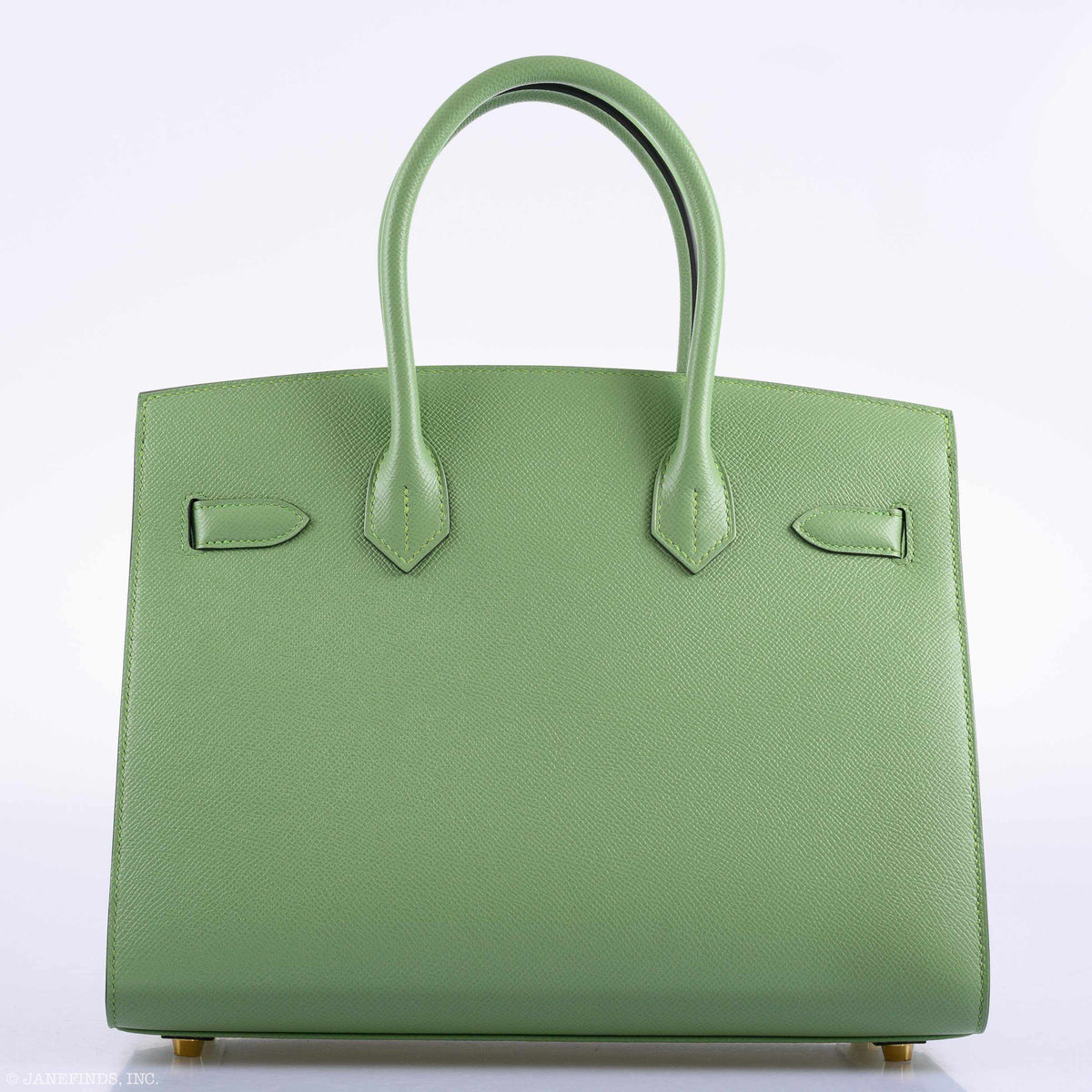 Hermes Birkin 30 Sellier Vert Criquet Madame Grain Gold Hardware