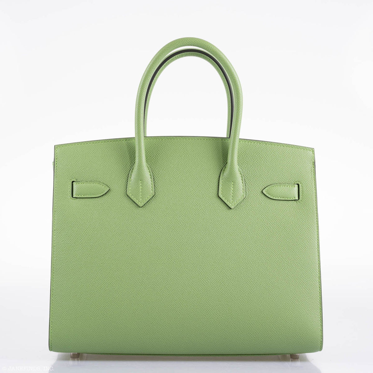 Hermes Birkin 30 Sellier Vert Criquet Madame Grain Palladium Hardware