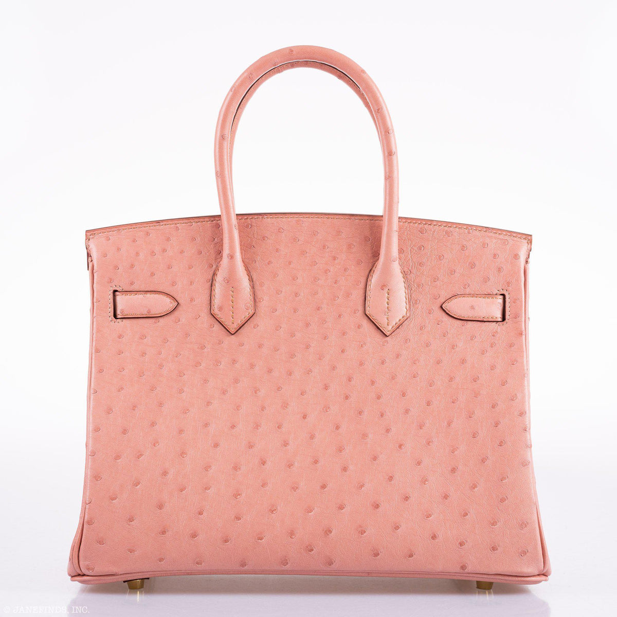 Hermes Birkin 30 Terre Cuite Ostrich Gold Hardware