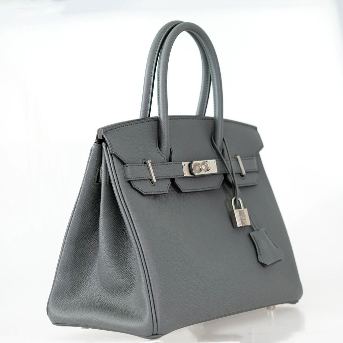 Hermes Birkin 30 Vert Amande Epsom with Palladium Hardware