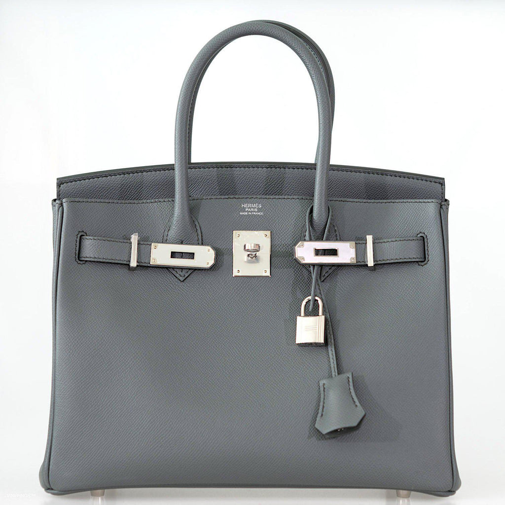 Hermes Birkin 30 Vert Amande Epsom with Palladium Hardware