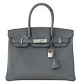 Hermes Birkin 30 Vert Amande Epsom with Palladium Hardware