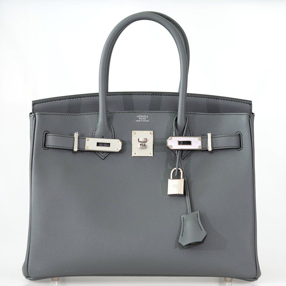 Hermes Birkin 30 Vert Amande Epsom with Palladium Hardware