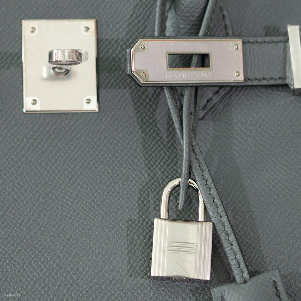 Hermes Birkin 30 Vert Amande Epsom with Palladium Hardware