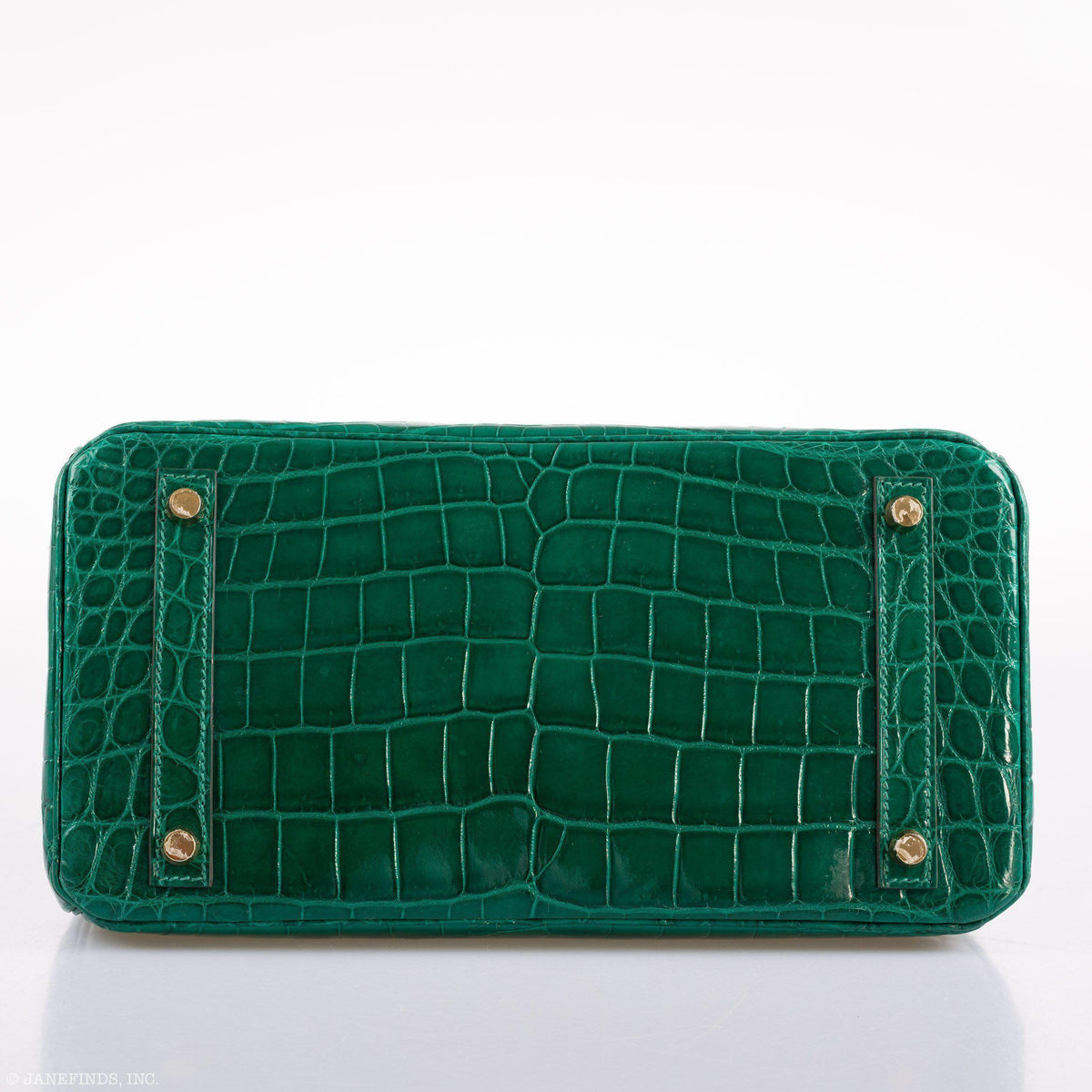 Hermes Birkin 30 Vert Emerald Niloticus Crocodile Gold Hardware